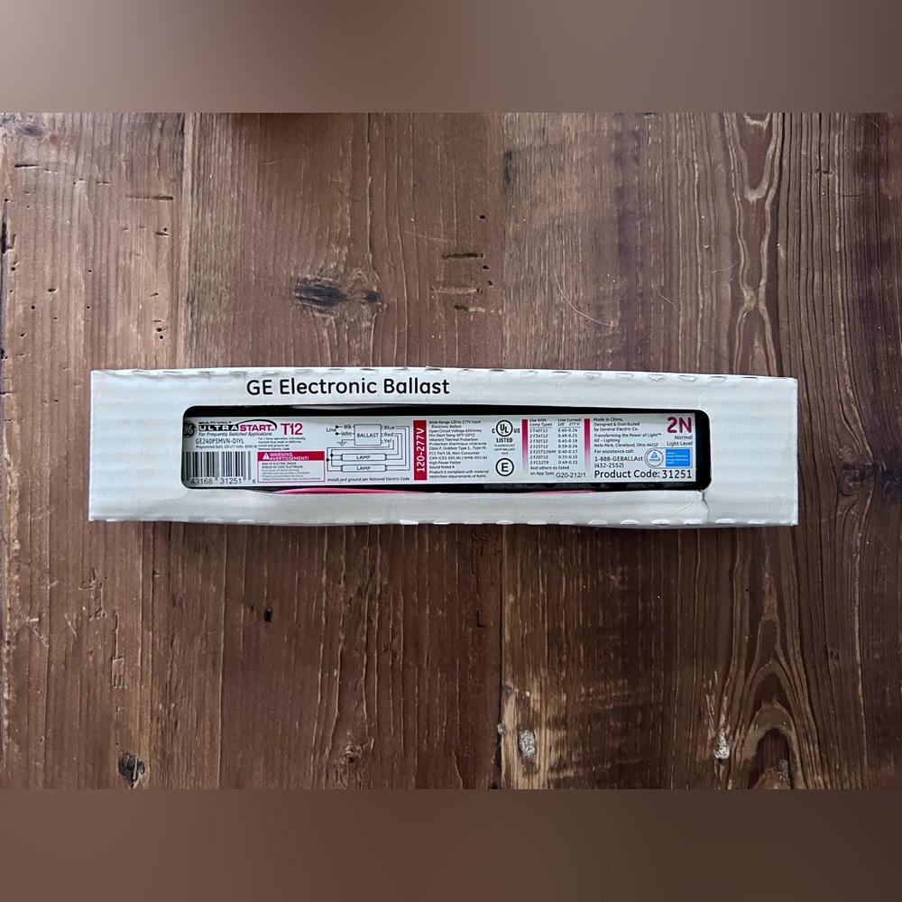 GE Electronic Ballast - Never Used